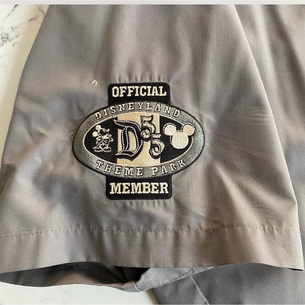 Disneyland D55 55th Anniversary‎ Cast Member Shirt Mickey Mouse Gray  Large - Picture 6 of 6
